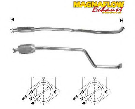 Катализатор MAGNAFLOW 74809D