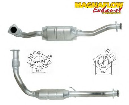 Катализатор MAGNAFLOW 74504D