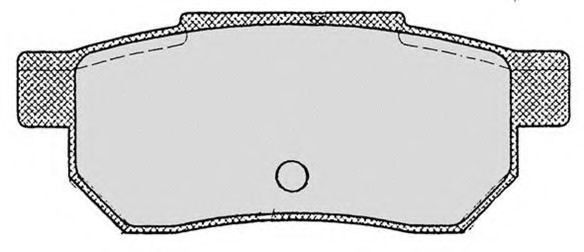 Комплект тормозных колодок, дисковый тормоз RAICAM 4511