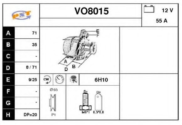 Генератор SNRA VO8015