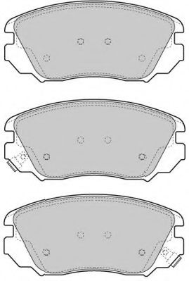 Комплект тормозных колодок, дисковый тормоз FREMAX 24415