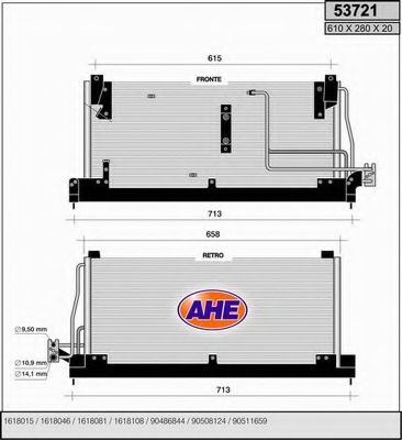 Конденсатор, кондиционер AHE 53721