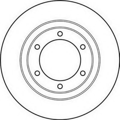 Тормозной диск LUCAS DF1107