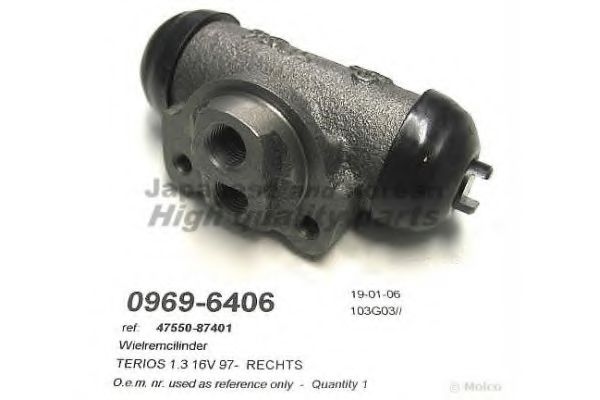 Колесный тормозной цилиндр ASHUKI 0969-6406