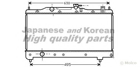 Радиатор, охлаждение двигателя ASHUKI T554-01