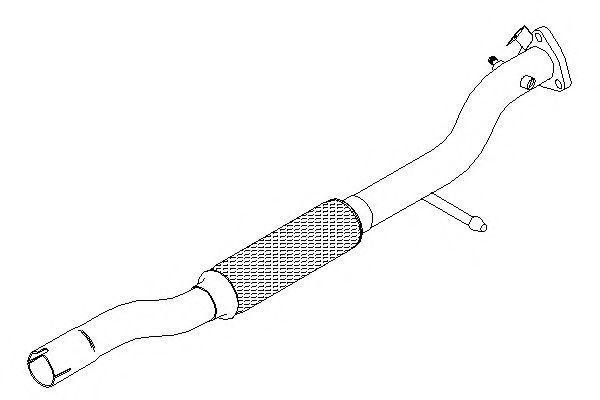 Труба выхлопного газа KLARIUS 301973