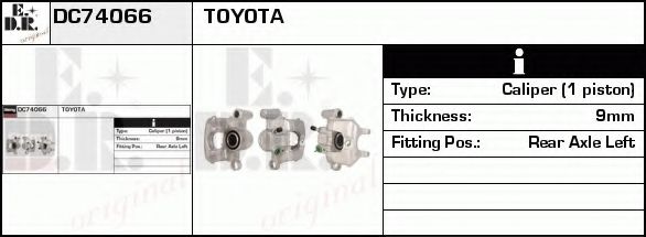 Тормозной суппорт EDR DC74066