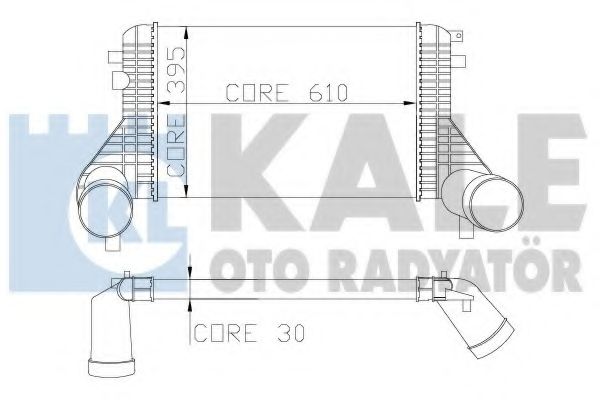 Интеркулер KALE OTO RADYATÖR 342900