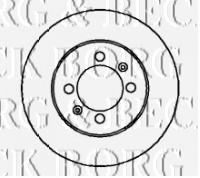 Тормозной диск BORG & BECK BBD4206