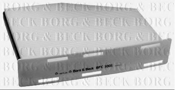 Фильтр, воздух во внутренном пространстве BORG & BECK BFC1001