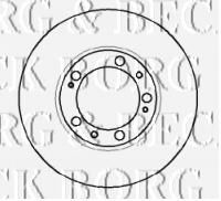 Тормозной диск BORG & BECK BBD5885S