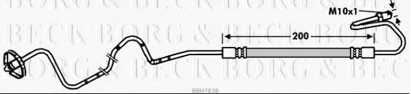 Тормозной шланг BORG & BECK BBH7838