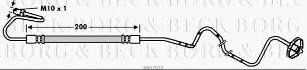 Тормозной шланг BORG & BECK BBH7839