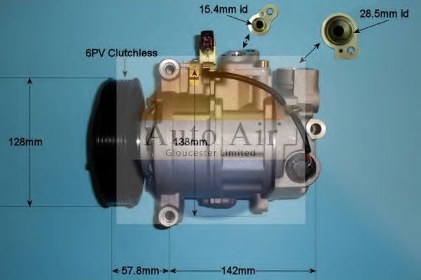 Компрессор, кондиционер AUTO AIR GLOUCESTER 14-1257P
