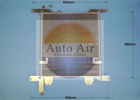 Конденсатор, кондиционер AUTO AIR GLOUCESTER 16-9766