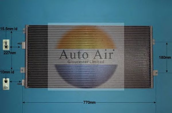 Конденсатор, кондиционер AUTO AIR GLOUCESTER 16-9643