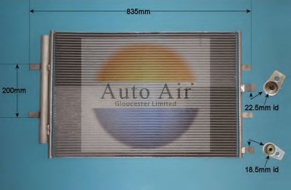 Конденсатор, кондиционер AUTO AIR GLOUCESTER 16-1436