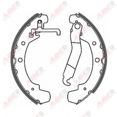 Комплект тормозных колодок ABE C0W005ABE