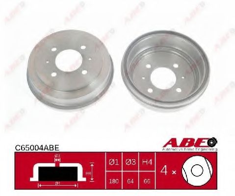 Тормозной барабан ABE C65004ABE