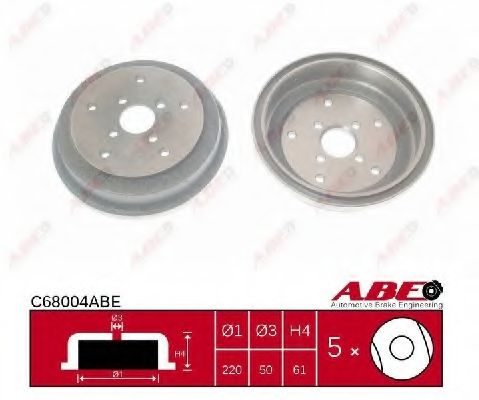 Тормозной барабан ABE C68004ABE