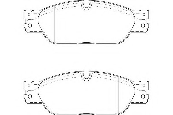 Комплект тормозных колодок, дисковый тормоз WAGNER 23908