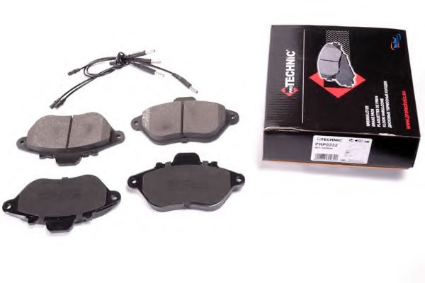 Комплект тормозных колодок, дисковый тормоз PROTECHNIC PRP0232