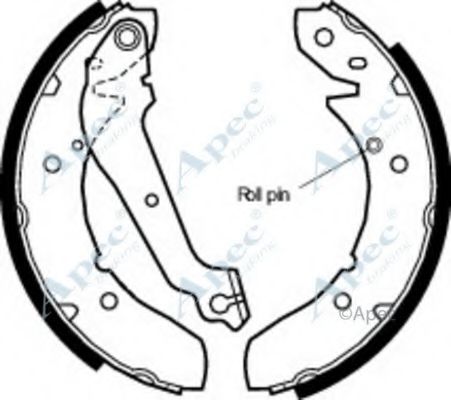 Тормозные колодки APEC braking SHU311
