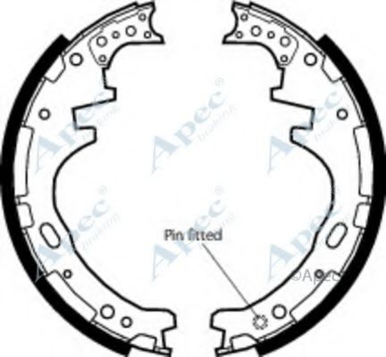 Тормозные колодки APEC braking SHU422