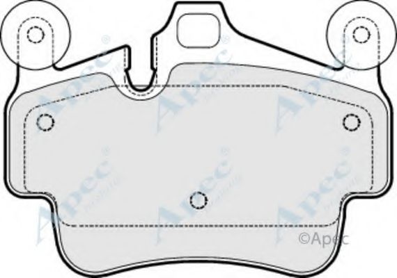 Комплект тормозных колодок, дисковый тормоз APEC braking PAD1634