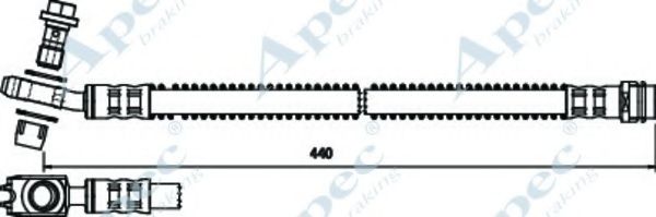 Тормозной шланг APEC braking HOS3743