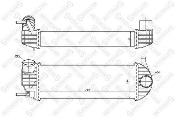 Интеркулер STELLOX 10-40031-SX