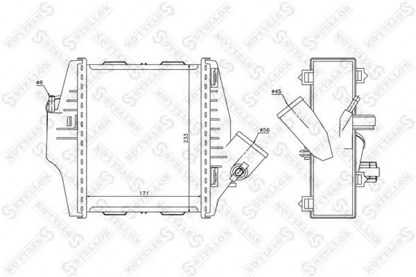 Интеркулер STELLOX 10-40229-SX