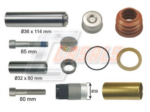 Ремкомплект, тормозной суппорт CASALS MD608