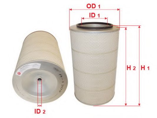 Воздушный фильтр SAKURA  Automotive A1309