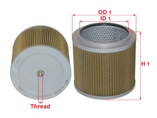 Фильтр, Гидравлическая система привода рабочего оборудования SAKURA  Automotive H8545