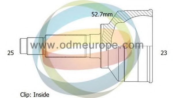 Шарнирный комплект, приводной вал ODM-MULTIPARTS 12-291987