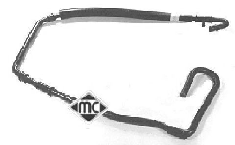 Шланг радиатора Metalcaucho 08306