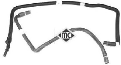 Шланг радиатора Metalcaucho 08577