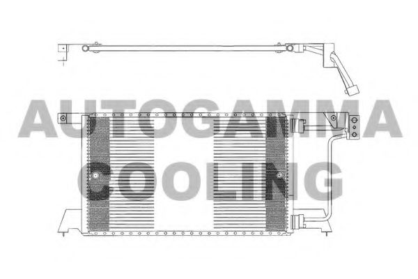 Конденсатор, кондиционер AUTOGAMMA 102622