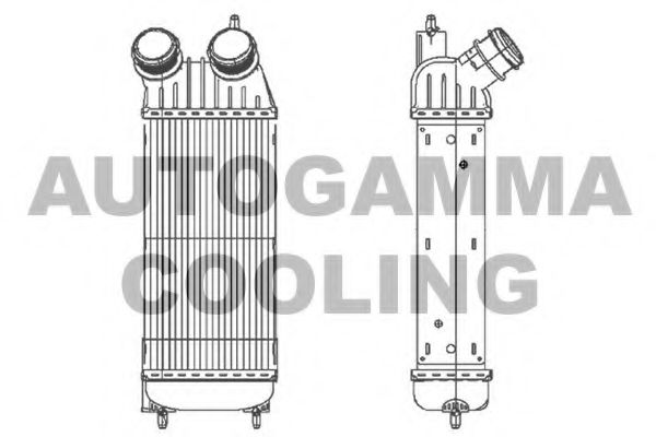 Интеркулер AUTOGAMMA 105222