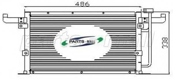 Конденсатор, кондиционер PARTS-MALL PXNCV-005