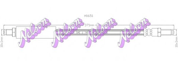 Тормозной шланг Brovex-Nelson H1651