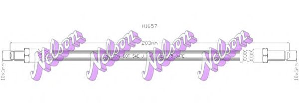 Тормозной шланг Brovex-Nelson H1657