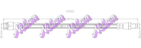 Тормозной шланг Brovex-Nelson H3321