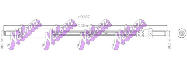 Тормозной шланг Brovex-Nelson H3387