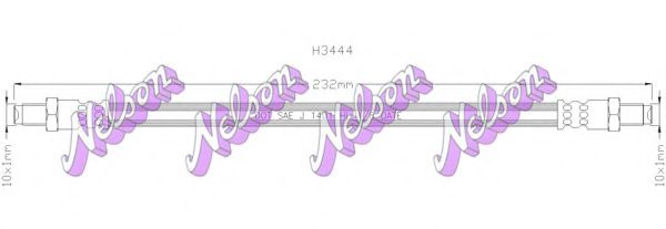 Тормозной шланг Brovex-Nelson H3444