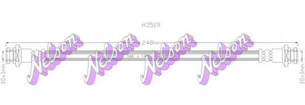 Тормозной шланг Brovex-Nelson H3519