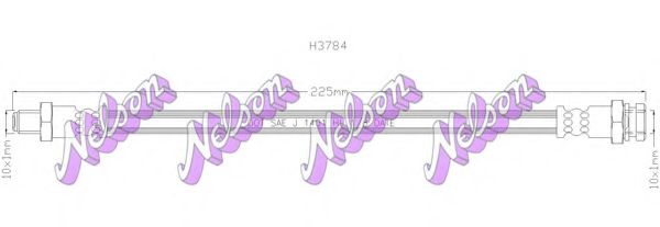 Тормозной шланг Brovex-Nelson H3784