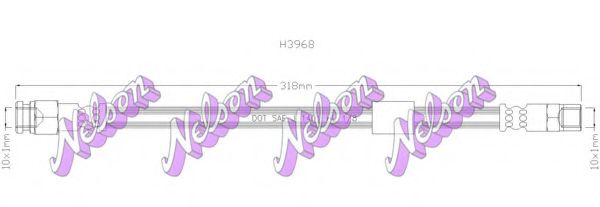 Тормозной шланг Brovex-Nelson H3968