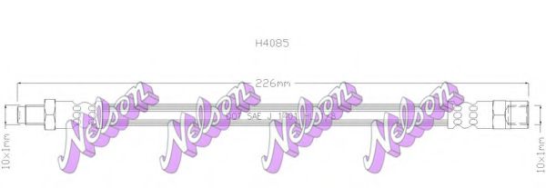 Тормозной шланг Brovex-Nelson H4085